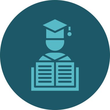 Eğilim biçimi izole edilmiş arkaplan gruplandırılmış mezuniyet başlığı simgesi