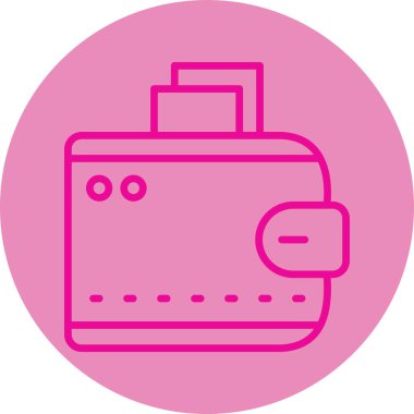 Bir araba simgesinin vektör illüstrasyonu