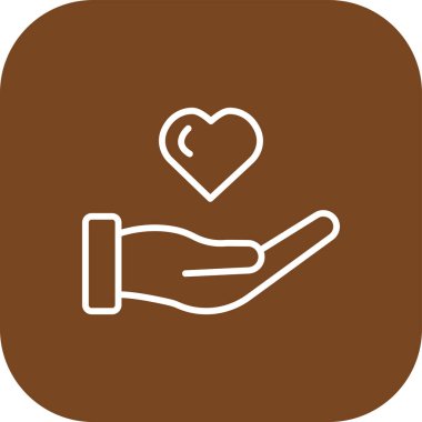 Aşk simgesinin vektör illüstrasyonu