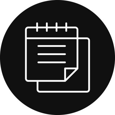 Takvim simgesinin vektör illüstrasyonu