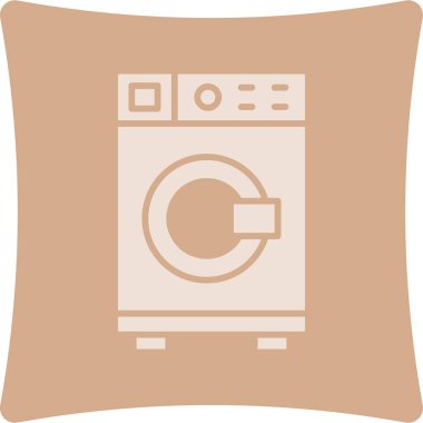 Modern b 'nin vektör illüstrasyonu dikiş ikonundan yoksun