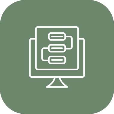 Lcd lcd ico vektörü