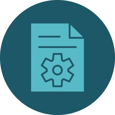 Dosya. Web simgesi basit illüstrasyon