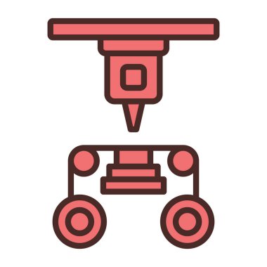 Modern bisiklet simgesi, vektör illüstrasyonu