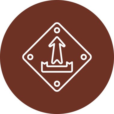 ok yönü simgesi, vektör illüstrasyonu