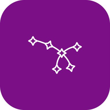 Yıldız simgesinin vektör illüstrasyonu