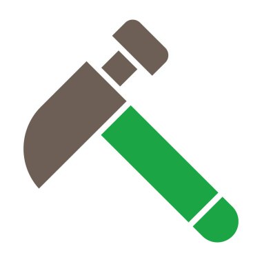 Çekiç ikonu vektör illüstrasyonu