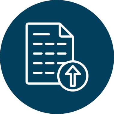 belge simgesi vektör illüstrasyonu