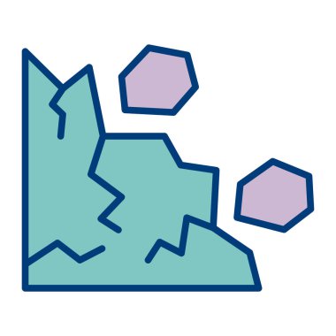 harita simgesi vektör illüstrasyonu