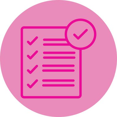 Belge simgesinin vektör illüstrasyonu