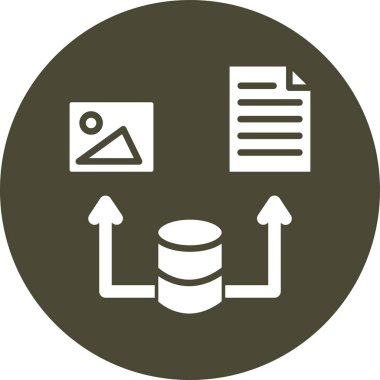 veritabanı simgesi çizimi