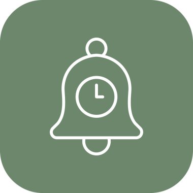 Çan simgesi vektör illüstrasyonu