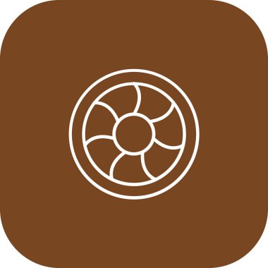 Modern b 'nin vektör illüstrasyonu kahve ikonundan yoksun