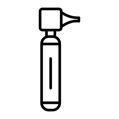 tüp vektör anahat simgesini