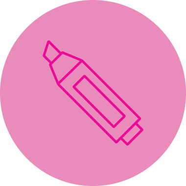 kalem simgesinin vektör illüstrasyonu