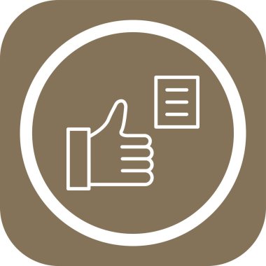 başparmak vektör simgesi