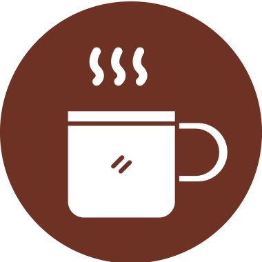 kahve fincanı ikonu vektör illüstrasyonu