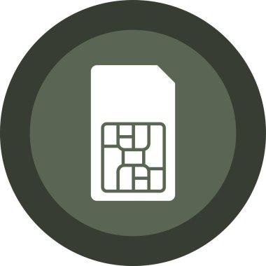 kart simge vektör çizim