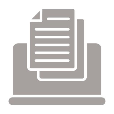 Kağıt Sayfa düz vektör simgesi