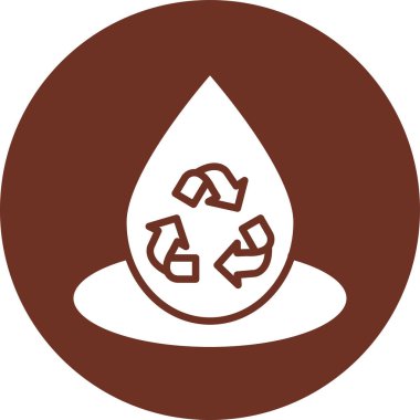 Bir damla yağ ikonunun vektör illüstrasyonu