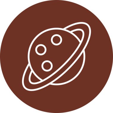 Gezegen simge vektör çizim