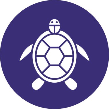 Kaplumbağa simge vektör çizim