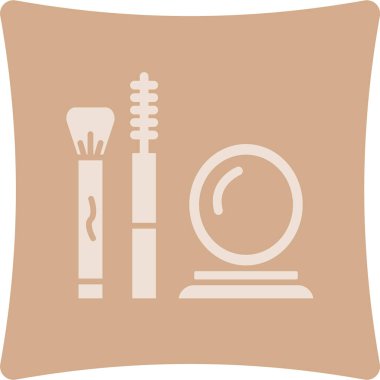 Güzellik ve moda simgelerinin vektör çizimi