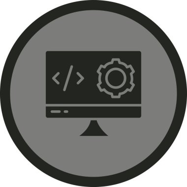 seo modern simgesinin vektör illüstrasyonu