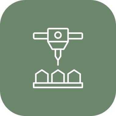 Modern simgenin vektör illüstrasyonu