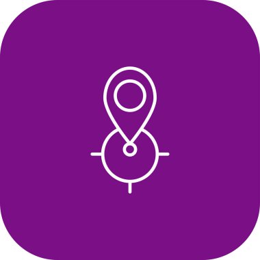 pin simgesinin vektör illüstrasyonu