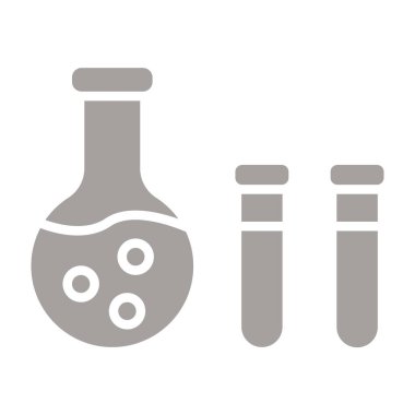 kimyasal deney düz vektör simgesi