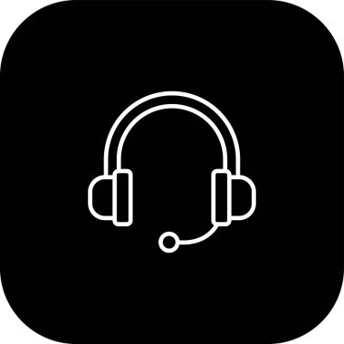 Projeniz için vektör kulaklık simgesi