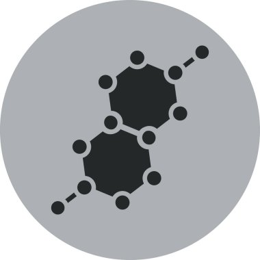 Molekül simgesi vektör illüstrasyonu