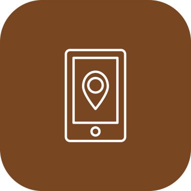 GPS aygıtı simgesine sahip harita işaretleyici