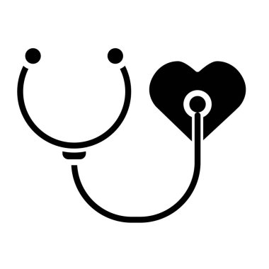 kalp vektör simgesi düz simge