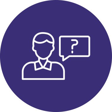 İnsan simgesinin vektör illüstrasyonu