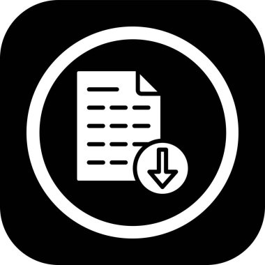 Vektör belgesi Simge illüstrasyonu