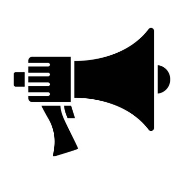 megafon ikonu. Web için megone vektör simgelerinin basit illüstrasyonu