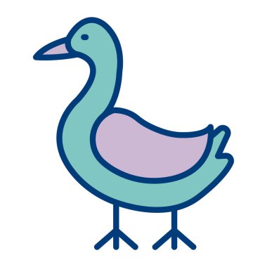 Sevimli küçük kuş karakteri