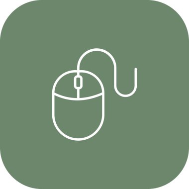 Fare simgesi soyut arkaplanda izole edildi