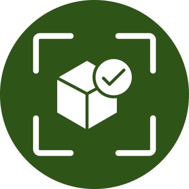 kutu simgesi vektör illüstrasyonu