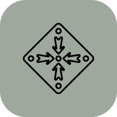 vektör pusula resimlemesi