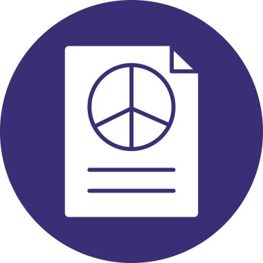 vektör barış simgesi illüstrasyonu