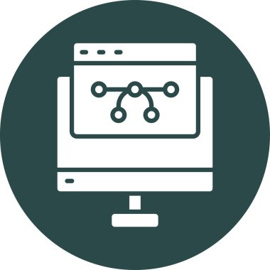 Web tasarım vektörü simgesi