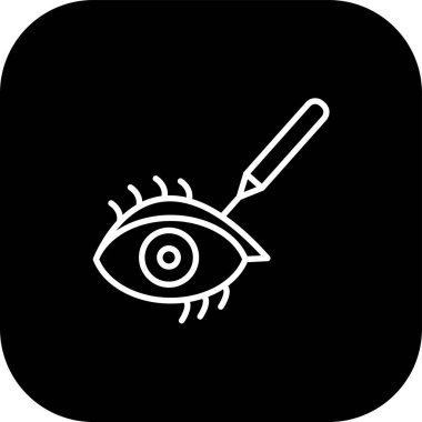 Göz simgesi, vektör illüstrasyonu