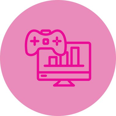 Modern simgenin vektör illüstrasyonu