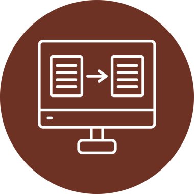 Seo simgesinin vektör illüstrasyonu