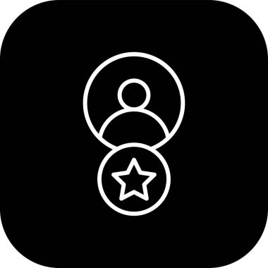 Soyut arkaplanda yıldız vektör simgesi