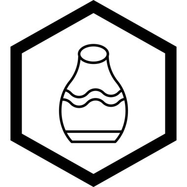 Süt şişesinin vektör illüstrasyonu