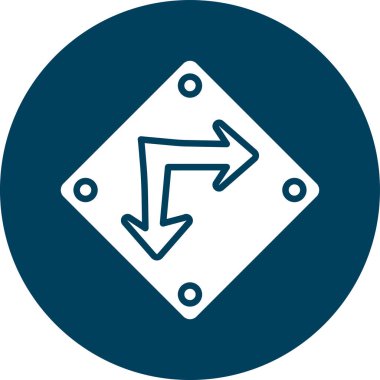 Ok. Web simgesi basit illüstrasyon